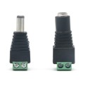 Pair (Male & Female) 2.1x5.5mm DC 12V EZ connector