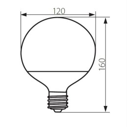 LUNI PRO E27 LED-WW