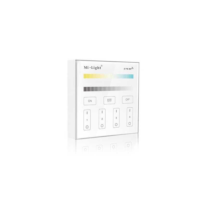 Mi-Light 4-Zone CCT Adjust Smart Panel Mi-Light 4-Zone CCT Adjust Smart Panel