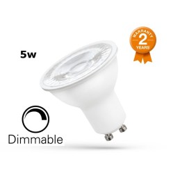 LED GU10 5W 37° dimmable with lens