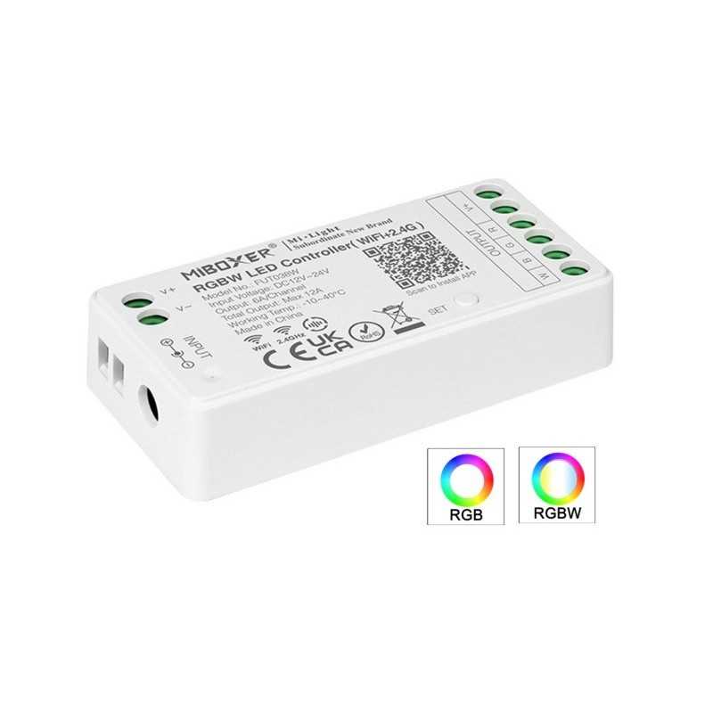 RGB-RGBW Controller 12-24VDC 12A WiFi