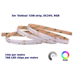 5m COB single line strip,...