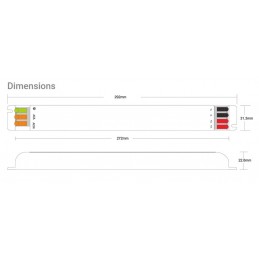 LED 24v Power Supply - 250 watts for LED Strips