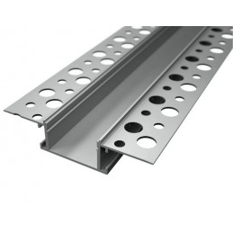 Alu Profile for LED Strip - Comes with click in lens - Plaster In