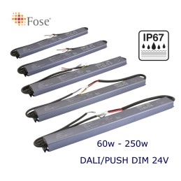 Ultra-thin linear size, DALI-2 / PUSH DIMMING
